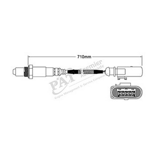 New PAT PREMIUM Exhaust Gas Oxygen Sensor For Skoda Octavia #EGO-834