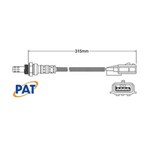 New PAT PREMIUM Exhaust Gas Oxygen Sensor For Nissan Navara X-Trail #EGO-841