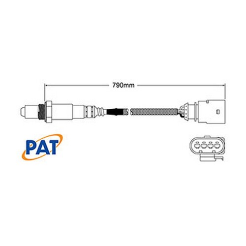 New PAT PREMIUM Exhaust Gas Oxygen Sensor For Skoda Superb #EGO-869