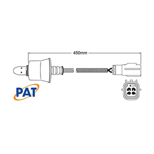 New PAT PREMIUM Exhaust Gas Oxygen Sensor For Lexus ES300h #EGO-882