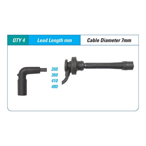 New ICON SERIES Ignition Lead Set For Great Wall V240 X240 #ILS-035M