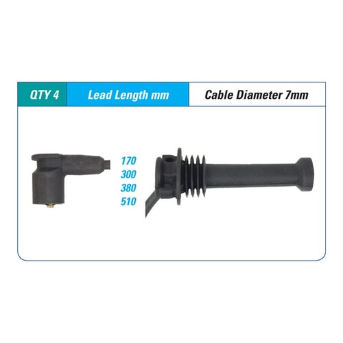 New ICON SERIES Ignition Lead Set For Ford Escape Fiesta #ILS-318M