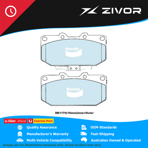 New Genuine BENDIX Brake Pads Rear For BMW 320d E90 #DB1170GCT