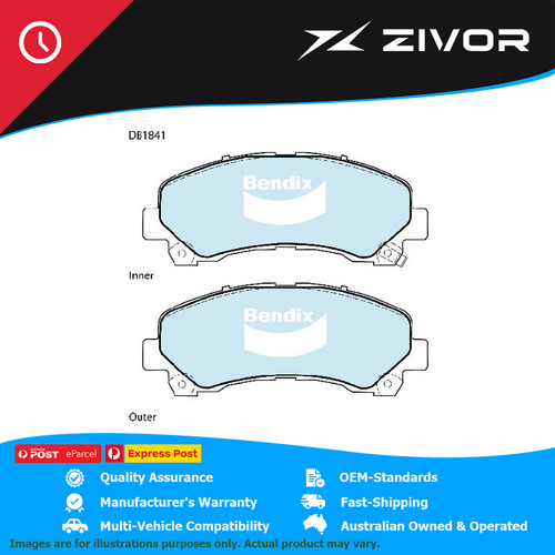 New Genuine BENDIX Heavy Duty Brake Pads Rear For LDV T60 #DB1841HD