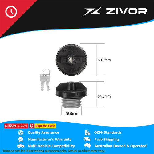 TRIDON Fuel Tank Cap For Holden Astra Barina Combo Tigra Vectra Zafira #TFL231