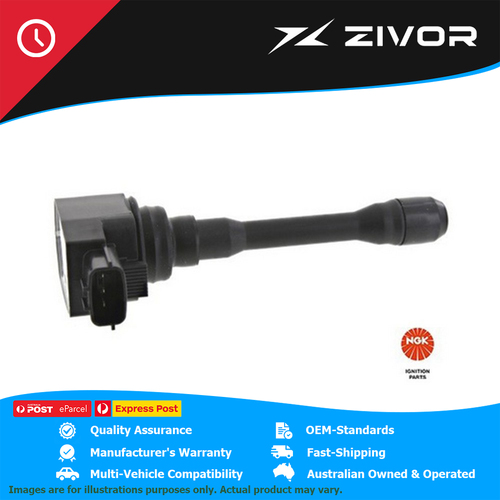 New Genuine NGK Spark Plugs Ignition Coil For Nissan X-Trail T31 #U5119
