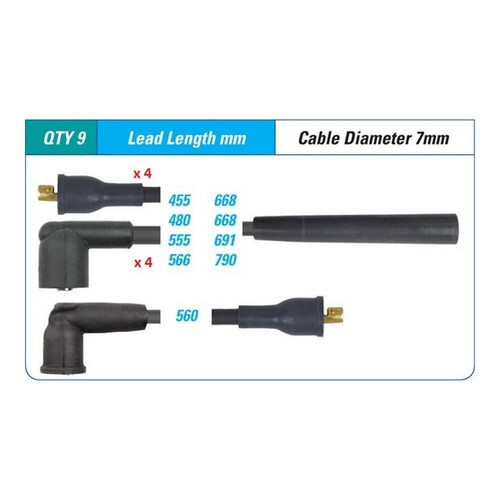 ICON SERIES Ignition Lead Set For Land Rover 90 Discovery Range Rover #ILS-043M