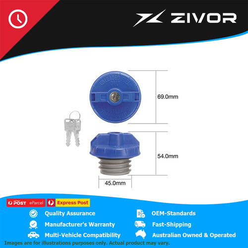 New Genuine TRIDON Fuel Tank Cap For Mazda Mazda3 #TFL229