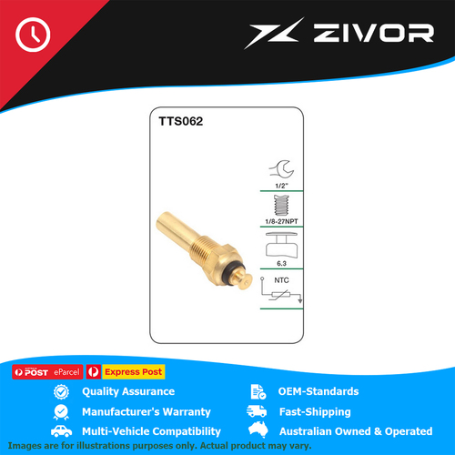 New Genuine TRIDON Coolant Temperature Sensor / Sender For HDT Brock #TTS062