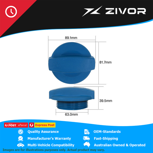 TRIDON Radiator Cap For Audi A3 A4 A6 A8 Q7 RS4 RS6 S3 S4 S6 S8 TT #CT22150
