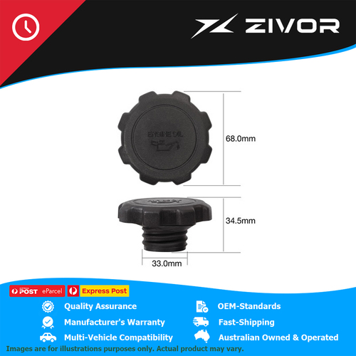 New Genuine TRIDON Oil Cap For Daihatsu #TOC510