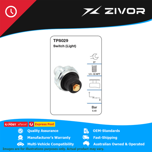 Genuine TRIDON Oil Pressure Switch/Sender For Bedford CF Series CFL, CFS #TPS029
