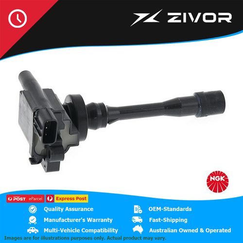 New Genuine NGK Spark Plugs Ignition Coil For Mitsubishi Lancer CG #U4014
