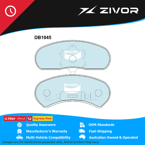 New Genuine BENDIX Brake Pads Front For HDT Brock #DB1045GCT