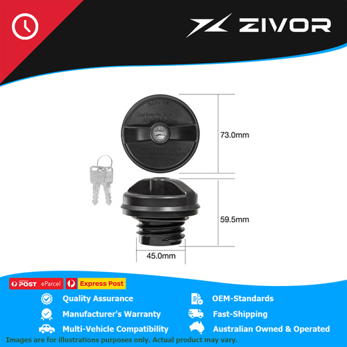 New Genuine TRIDON Locking Fuel Tank Cap For Kia Ceres II #TFL237