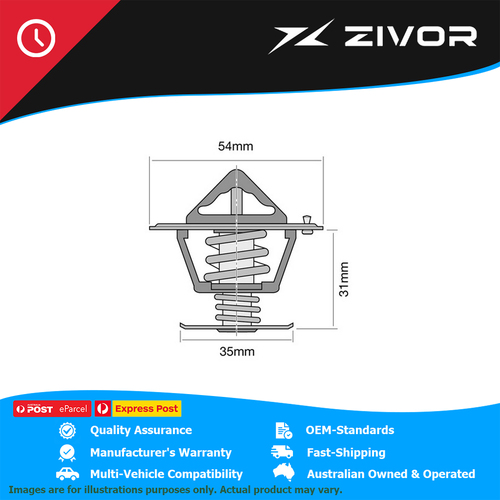 New TRIDON Thermostat 54mm - 82°C For VOLKSWAGEN GOLF 3 1E7,1H1 #TT234-180