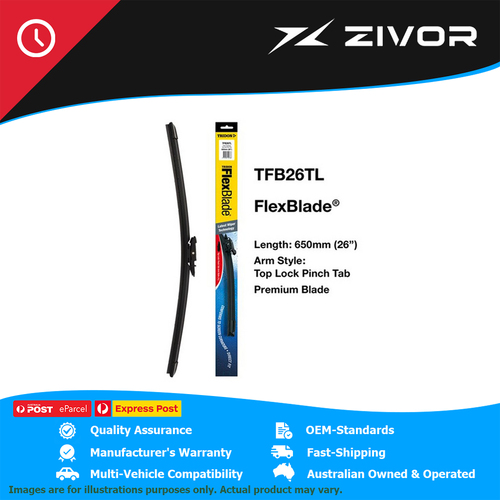 New Genuine TRIDON Wiper Blade Front Driver Side For Mitsubishi Colt #TFB26TL