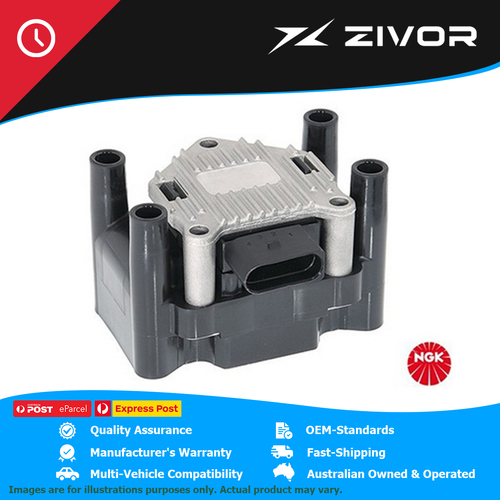 New Genuine NGK Spark Plugs Ignition Coil For Volkswagen Caddy 2C TSI175 #U2003
