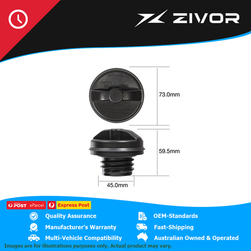 New Genuine TRIDON Non Locking Fuel Cap-Falcon Fg For Ford #TFNL237