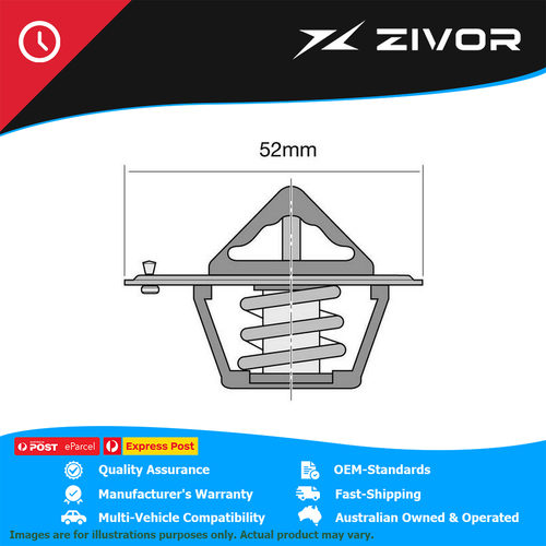 New TRIDON Thermostat 52mm - 89 Degrees C For TOYOTA HIACE RH42R #TT240-192