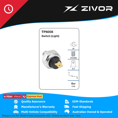 TRIDON Oil Pressure Switch/Sender For Daihatsu Charade Delta Rocky #TPS008