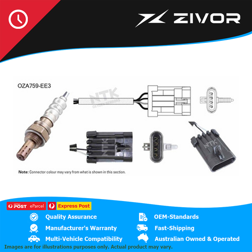NTK Oxygen Sensor Post-Catalytic Converter For Holden Caprice WL #OZA759-EE3