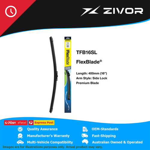 Genuine TRIDON Wiper Blade Front Driver Side For Alfa Romeo 75 Alfetta #TFB16SL