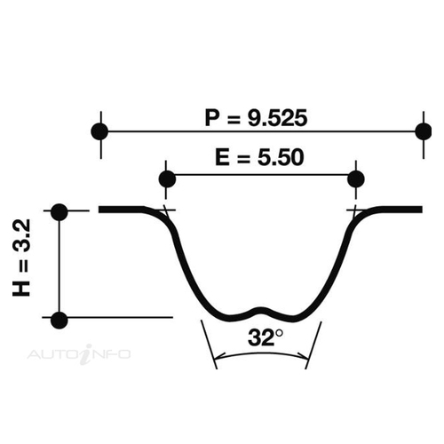 New Genuine DAYCO Timing Belt #94464