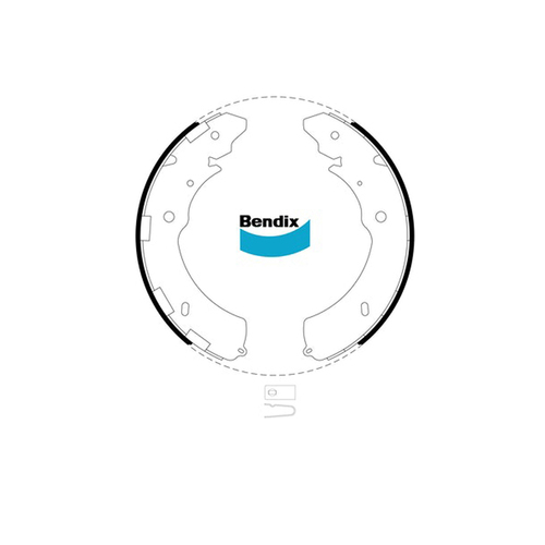 New Genuine BENDIX Brake Shoe - Rear #BS5018