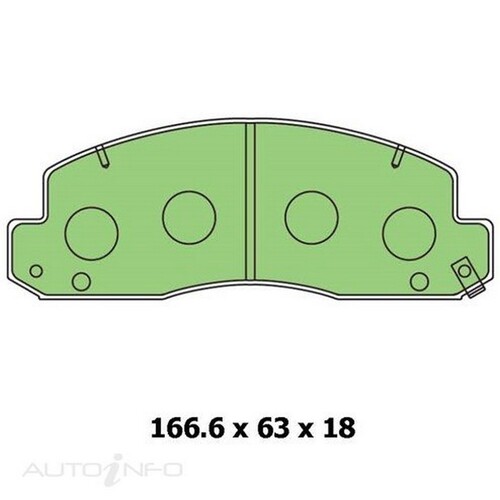 New Genuine PROTEX Brake Pad - Front #CDB3047M