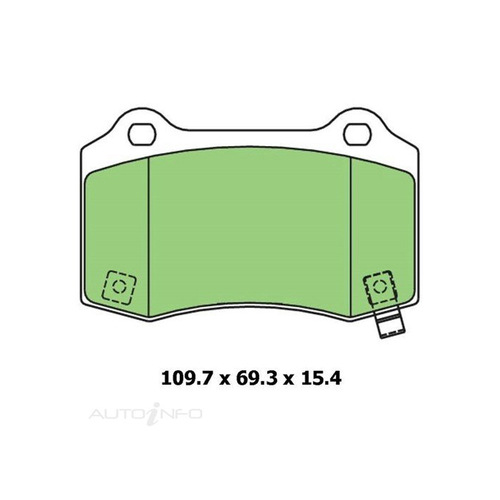 New Genuine PROTEX Ultra Brake Pad - Rear #CDB3118M