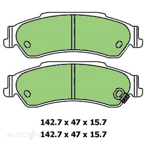 New Genuine PROTEX Brake Pad - Rear #CDB3168M