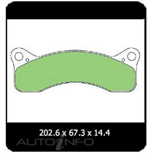 New Genuine PROTEX Brake Pad - Front #CS771M