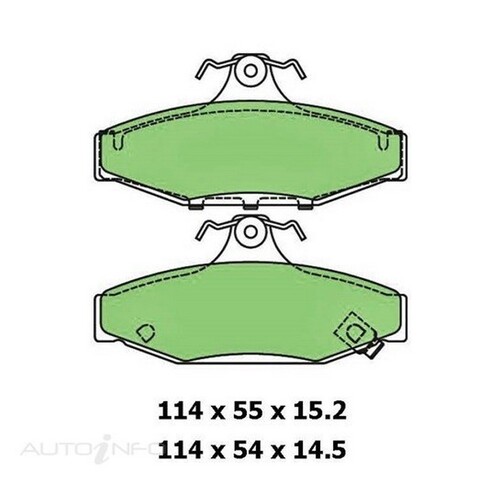 New Genuine PROTEX Brake Pad - Rear #DB1086CP