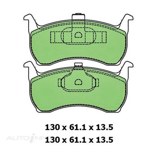 New Genuine PROTEX Brake Pad - Front #DB1108CP