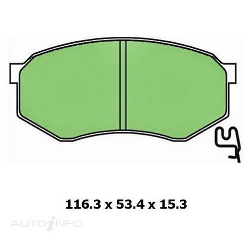 New Genuine PROTEX Brake Pad #DB1141B