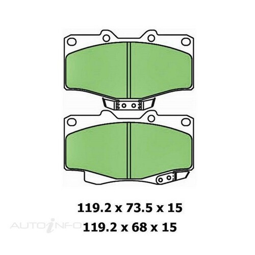 New Genuine PROTEX Brake Pad - Front #DB1149CP