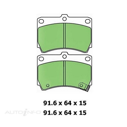 New Genuine PROTEX Brake Pad - Front #DB1158B