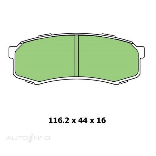 New Genuine PROTEX Brake Pad #DB1200F