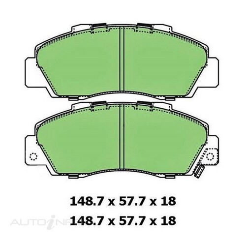 New Genuine PROTEX Brake Pad - Front #DB1206CP
