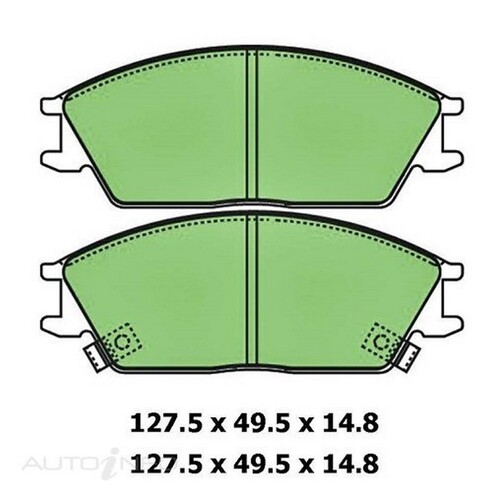New Genuine PROTEX Brake Pad - Front #DB1252CP