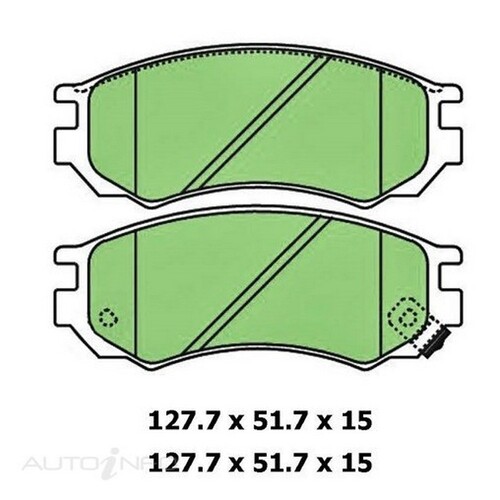New Genuine PROTEX Brake Pad - Front #DB1281B