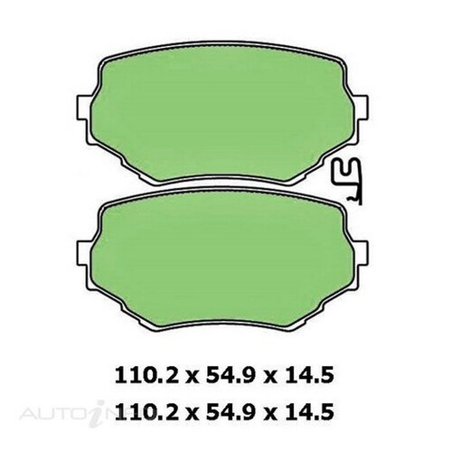 New Genuine PROTEX Brake Pad - Front #DB1312B
