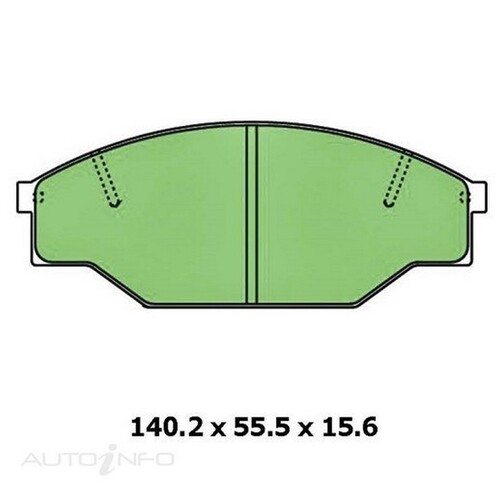 New Genuine PROTEX Brake Pad - Front #DB1350CP