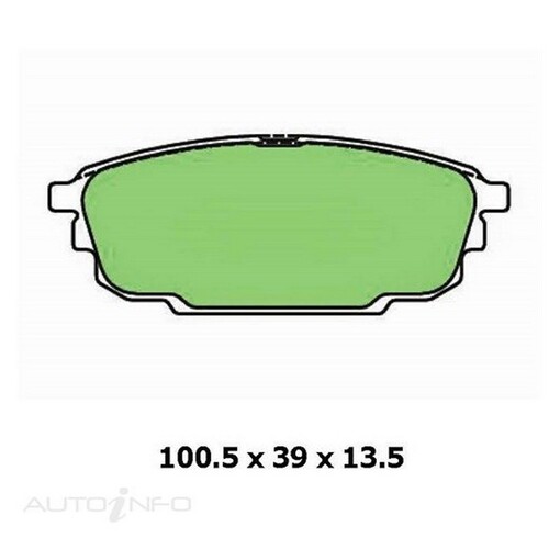 New Genuine PROTEX Brake Pad - Rear #DB1359B