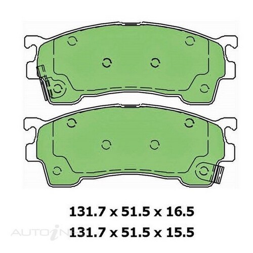 New Genuine PROTEX Brake Pad - Front #DB1362B