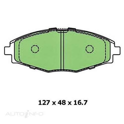 New Genuine PROTEX Brake Pad - Front #DB1368B
