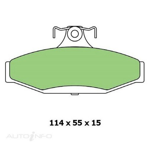 New Genuine PROTEX Brake Pad - Rear #DB1376CP