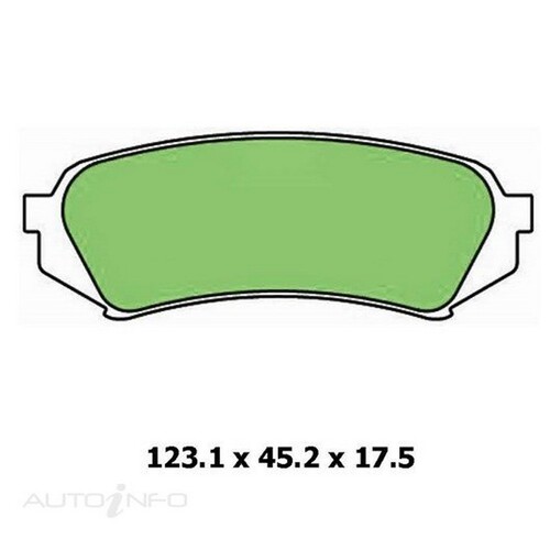 New Genuine PROTEX Brake Pad - Rear #DB1383B