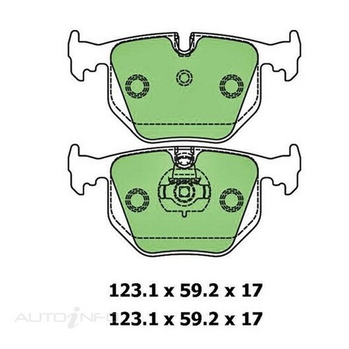 New Genuine PROTEX Ultra Plus Brake Pad #DB1397UP
